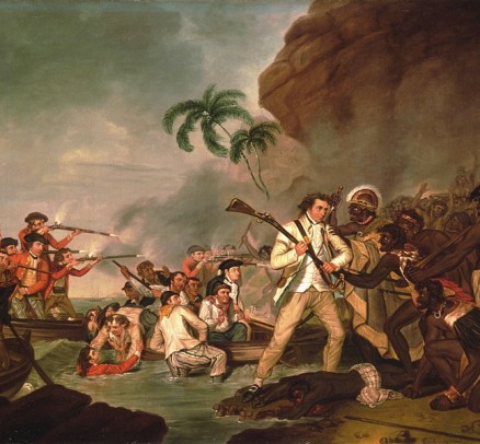 Death of Captain James Cook, George Carter 1783