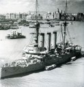 Japanese Cruiser Izumo in Shanghai