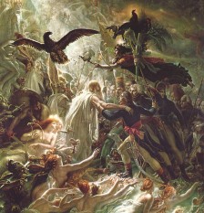 Ossian Receiving the Ghosts of Fallen French Heroes Anne-Louis Girodet 1805