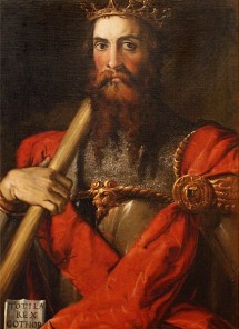 Portrait of Totila Francesco Salviati. Totila, original name Baduila (died July 1, 552) was the penultimate King of the Ostrogoths, reigning from 541 to 552 AD. A skilled military and political leader.