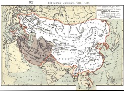 The Mongol Empire, ca. 1300.