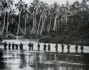 23 September 1942, US Marines began to attack Japanese positions all along the Matanikau river, during the fierce Guadalcanal Campaign.