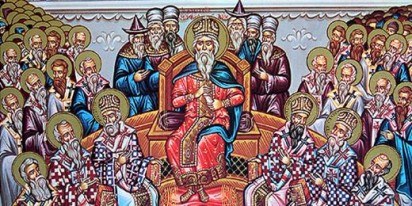 Εικαστική αναπαράσταση της Ζ' Οικουμενικής Συνόδου