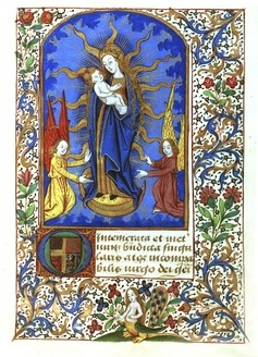 Σελίδα από το βιβλίο των Ωρών horae beatae mariae virginis